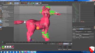 Риггинг кентавра в Motionbuilder! Rigging centaur in Motionbuilder  lesson