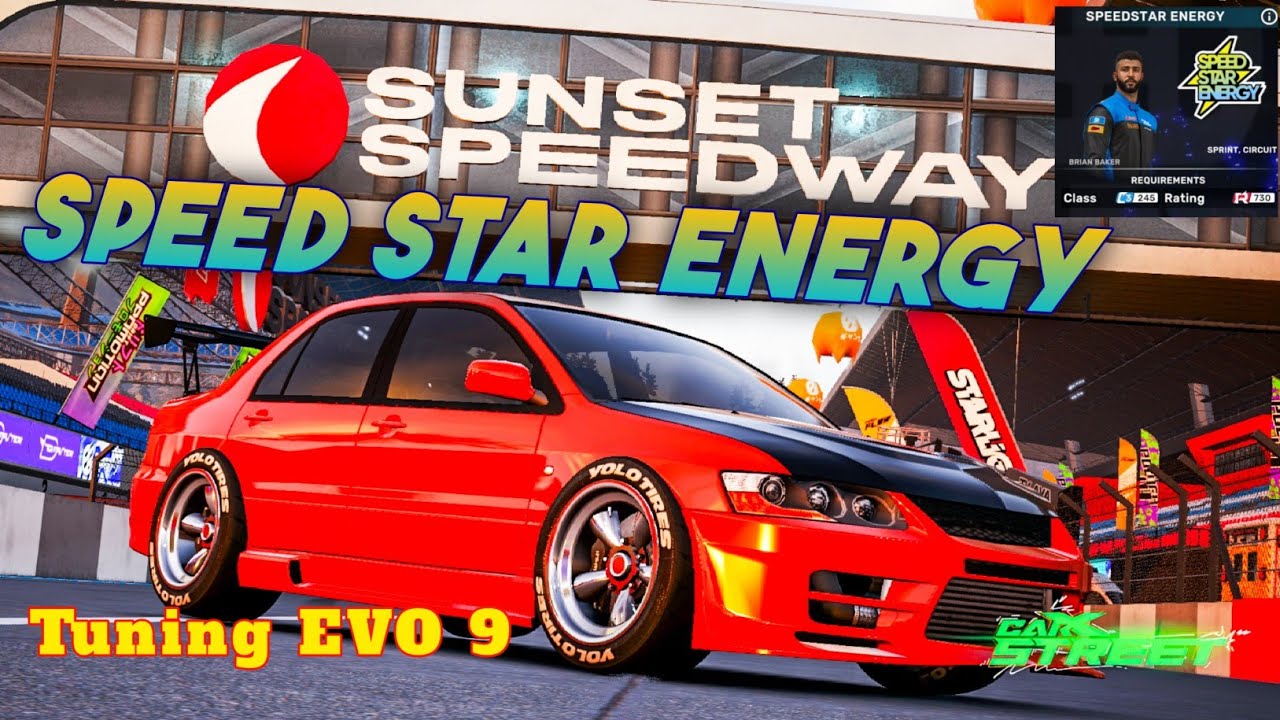Setingan Lancer Evolution 9 Untuk Club Speed Star Energy | CARX STREET 1.4.0