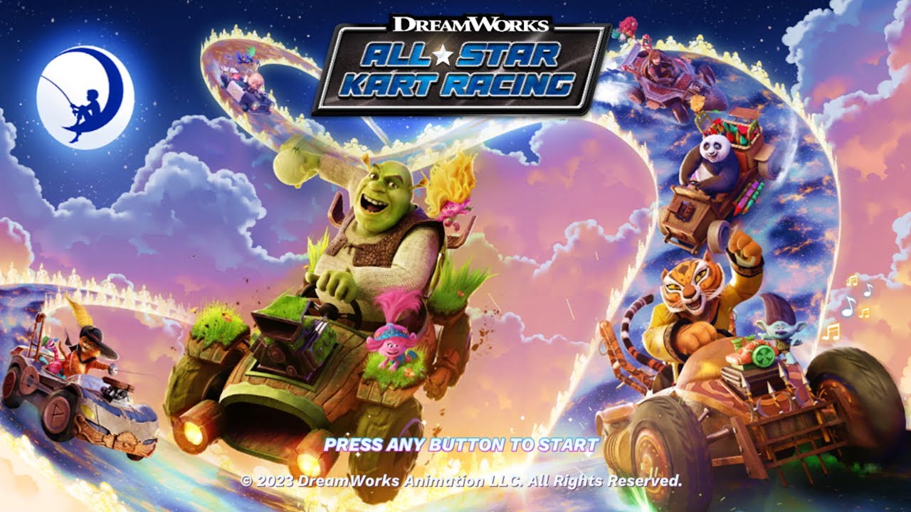 DreamWorks All-Star Kart Racing (Nintendo Switch Gameplay) Race
