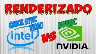 INTEL Quick Sync Video vs nVidia NVENC | RENDER
