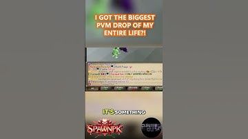 I GOT THE BIGGEST PVM DROP OF MY ENTIRE LIFE! #gaming #SpawnPK #rsps #osrs #runescape #spk