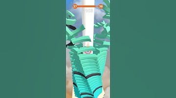 stack ball gameplay most satisfying game #stackball #games #stackballgame #roblox #viral #puzzle