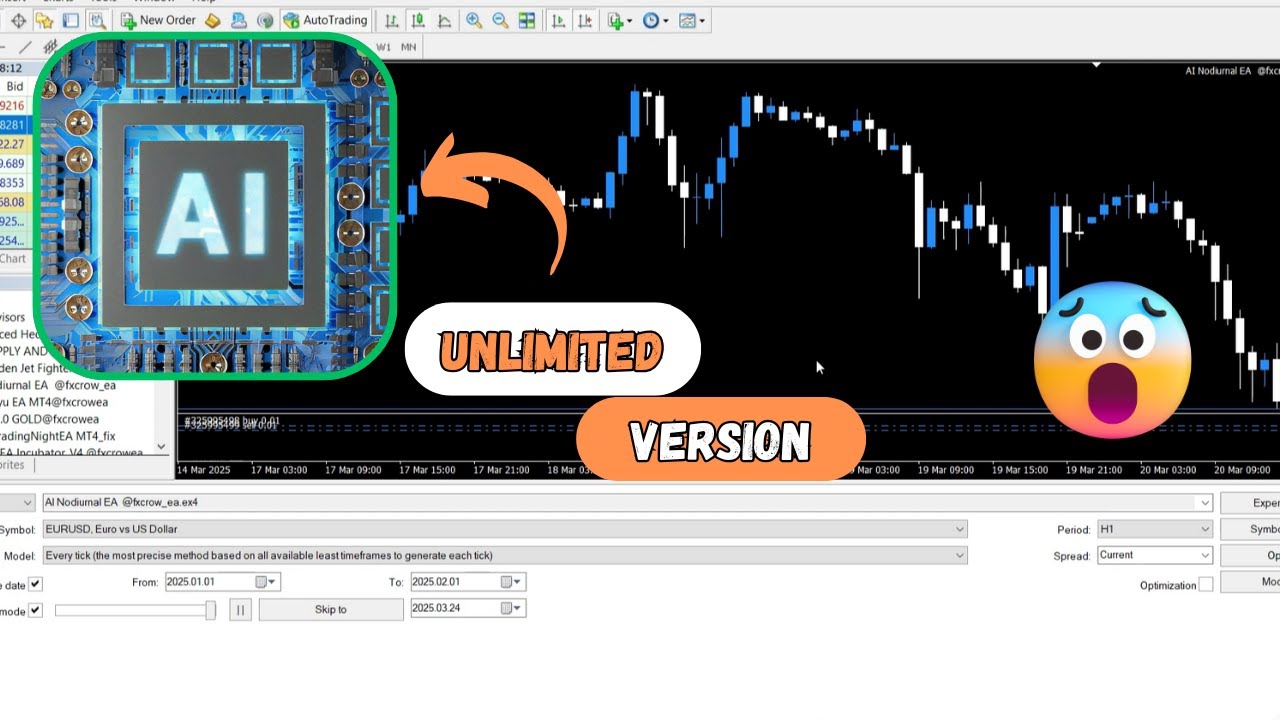 AI Nodiurnal MT4 EA V1.0 | No DLL – Advanced Forex Trading Bot - YouTube