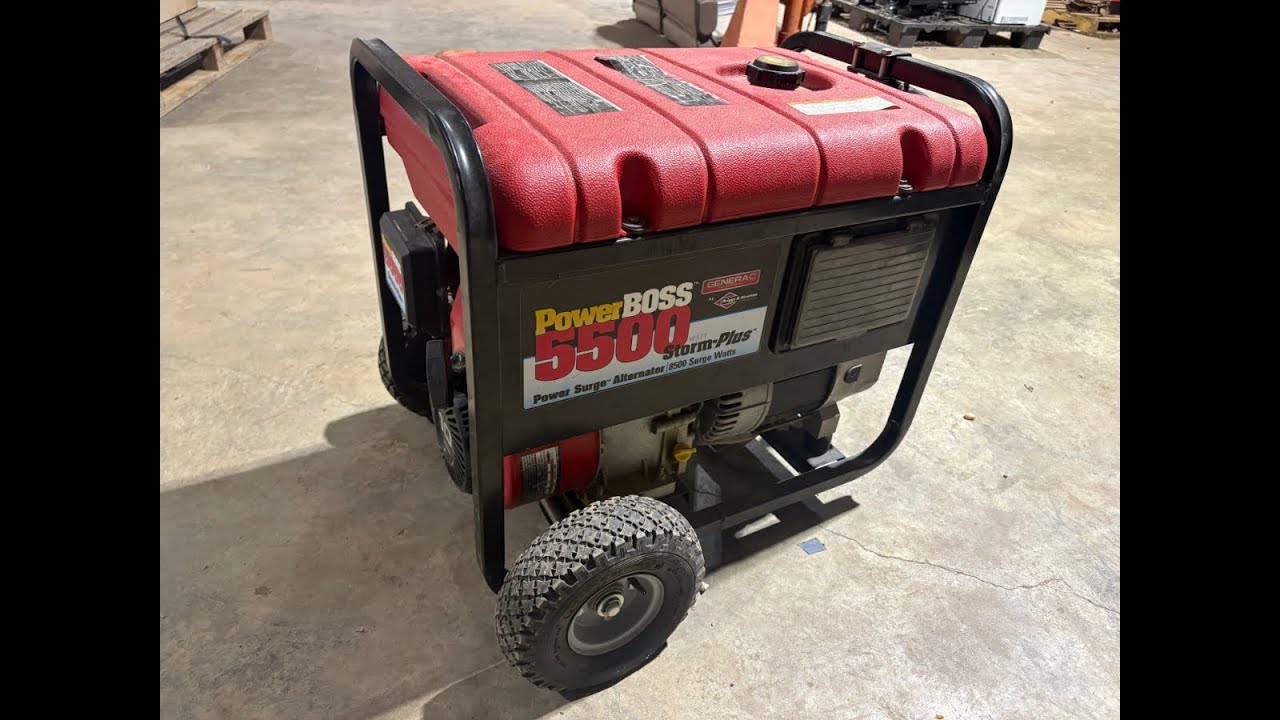 PowerBoss 5,500 Watt Portable Generator