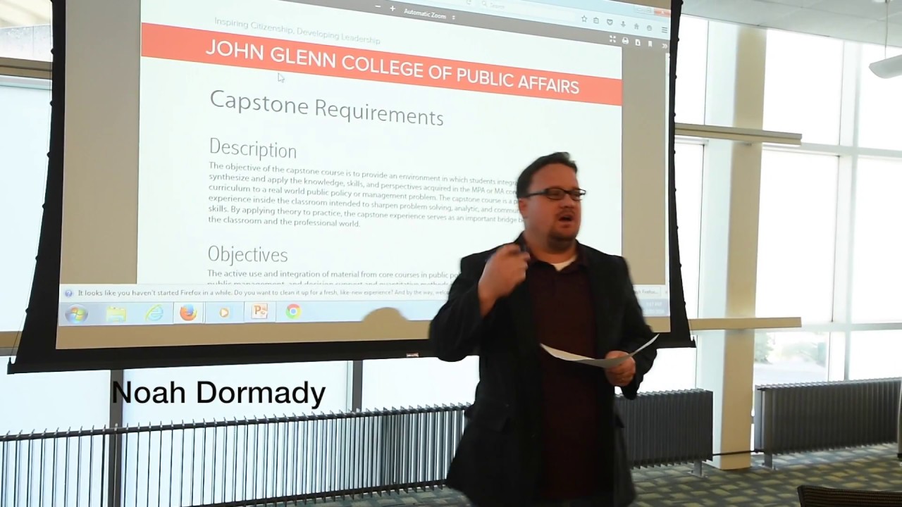 Capstone classes YouTube