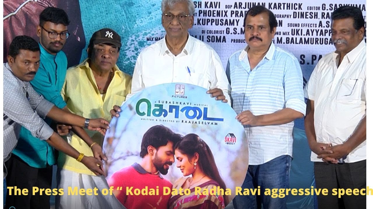 | The Press Meet of “ Kodai Dato Radha Ravi aggressive speech | Robo Shankar | Broadcast Media |