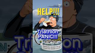 Triathlon panic #triathlonlife #trisquad #swimbikerun #triathletehumor #triathlongirl #openwaterswim