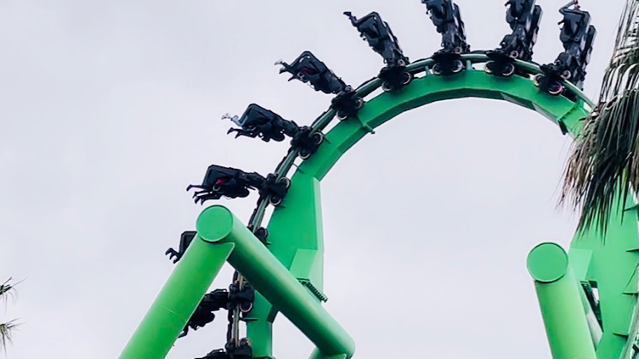 Anaconda Front Seat Ride at Gold Reef City Theme Park | Anaconda Most Scary Roller Coaster |