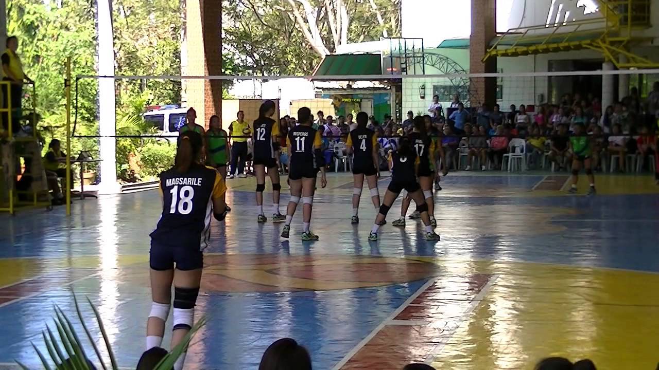 NCR Palaro 2016 Manila vs Quezon City set 4 Girls' Volleyball YouTube