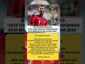 Ronaldo: "Saya mungkin bisa bermain di Piala dunia 2030" #shorts #football