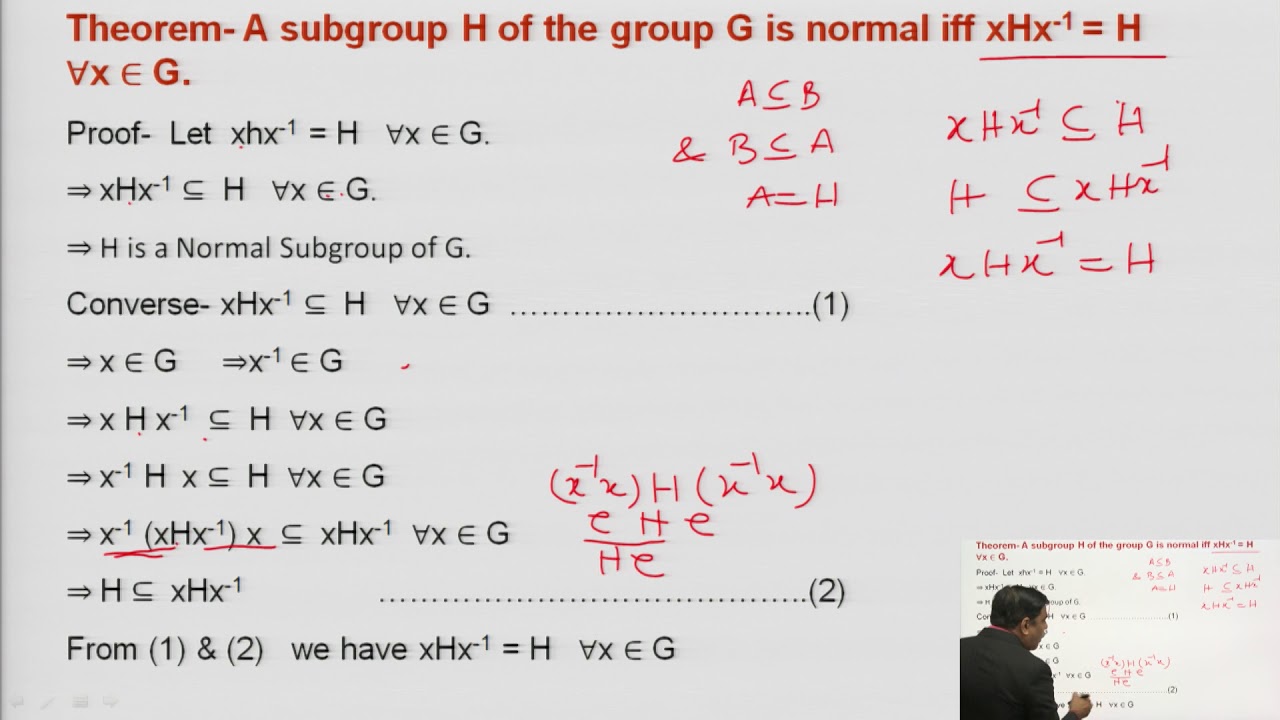 Normal Subgroup - YouTube
