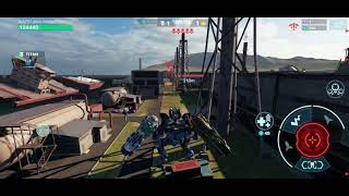 Falcon with funny weird weapon slots | war robots new update| glacier | free for all screenshot 4