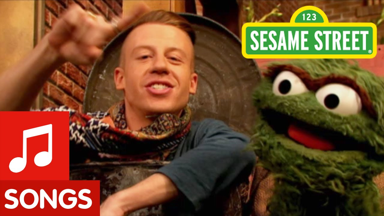 Sesame Street Oscar ft Macklemore in Grouch Thrift Shop