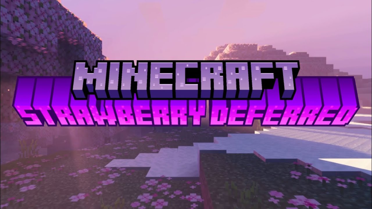 Strawberry color grading v5.2 ???support mcpe 1.21.40.23 ???( download ...