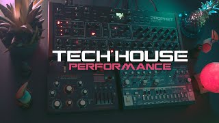 Behringer TD-3, Prophet Rev2, Dreadbox Typhon - Melodic Tech House Performance
