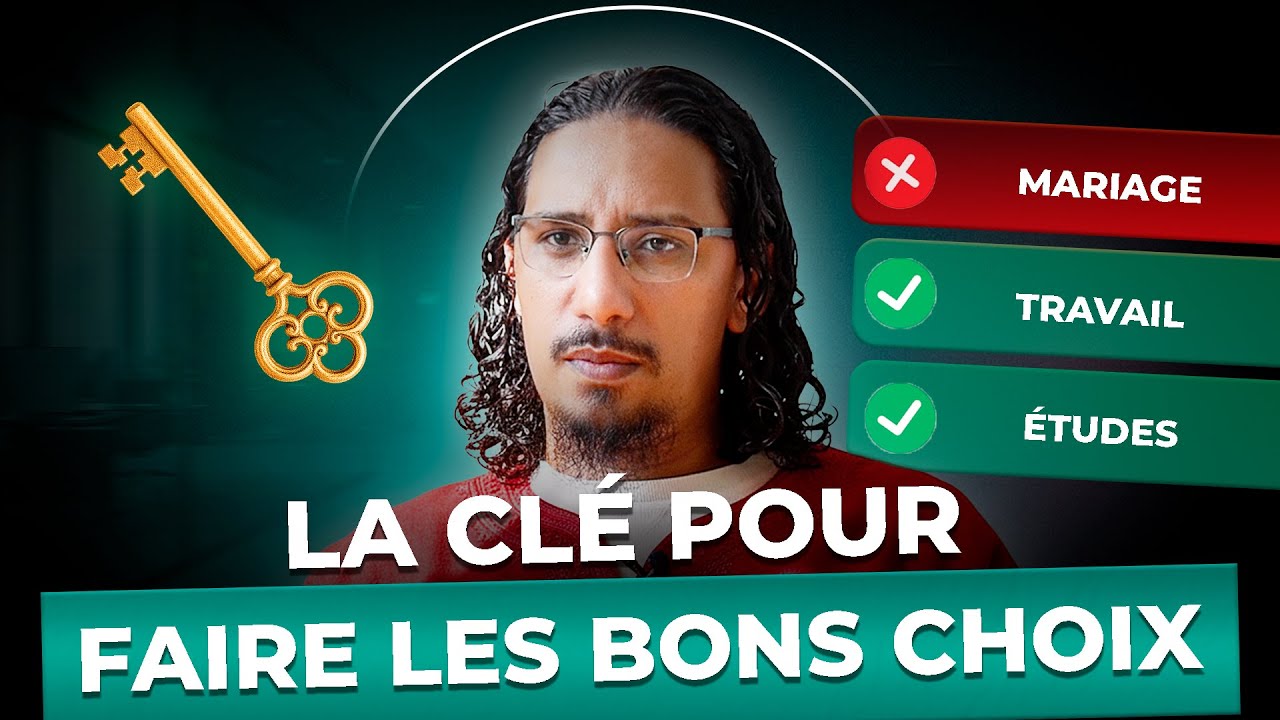 Comment être sûr de faire le bon choix ? (Mariage, études, travail..)