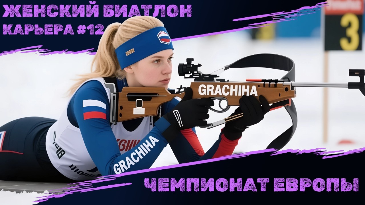 КАРЬЕРА ЗА БИАТЛОНИСТКУ #12 / ЧЕМПИОНАТ ЕВРОПЫ / NGL Biathlon 2026
