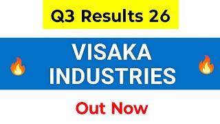 Visaka Industries Q3 Results Visaka Industries Ltd Share News Visaka Industries Share
