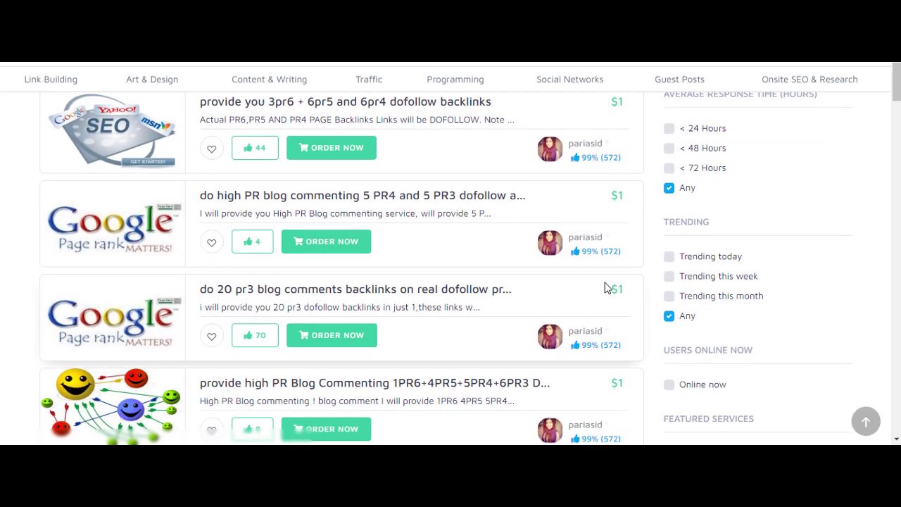 Cheap SEO Services Starting at $1