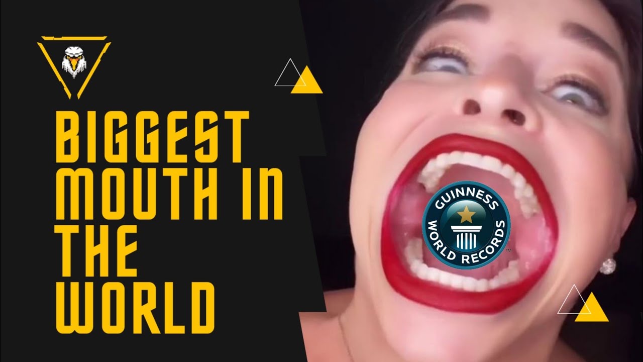 Samantha Ramsdell,holds the Guinness World Record for largest mouth in the 🌎 YouTube