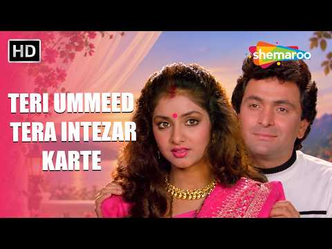 Teri Ummeed Tera Intezar Karte | Kumar Sanu, Sadhana Sargam | Deewana 1992 | Evergreen Romantic Song