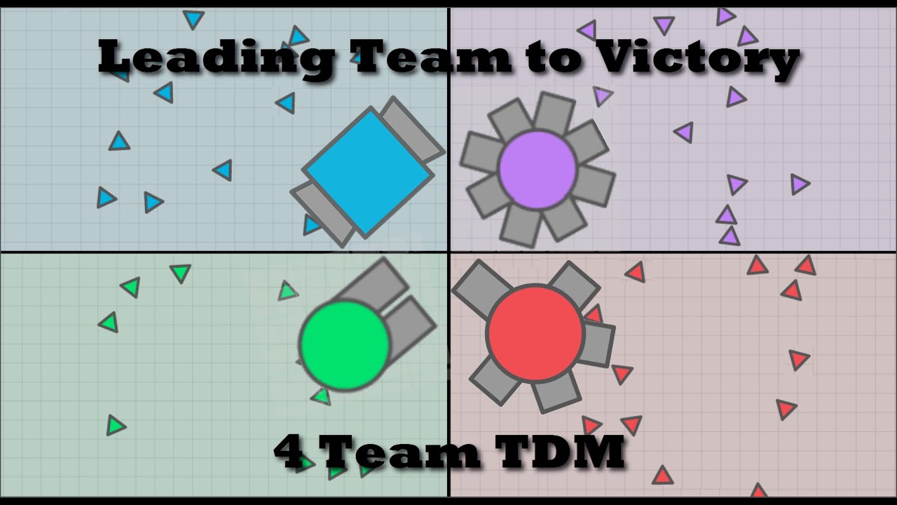 Diep.io 2 Teams & 4 Teams Game Modes - Diep.io Tanks, Mods, Hacks