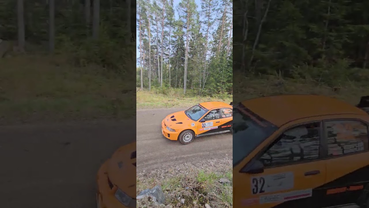 Rally Nyköping 2024. SS1. Karl Rumpler. Rally SM.