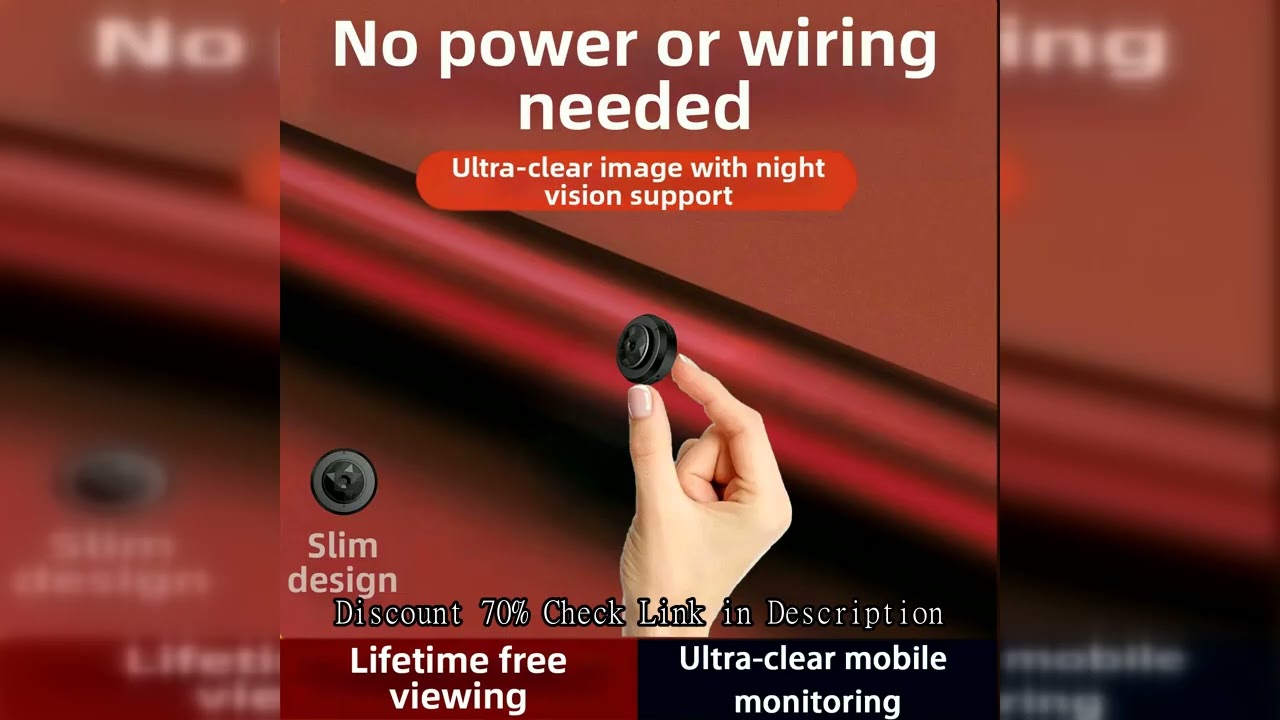 This Product Is Amazing!! Mini Video Recording Portable Camera, Built-In Battery, Smart Night Vision