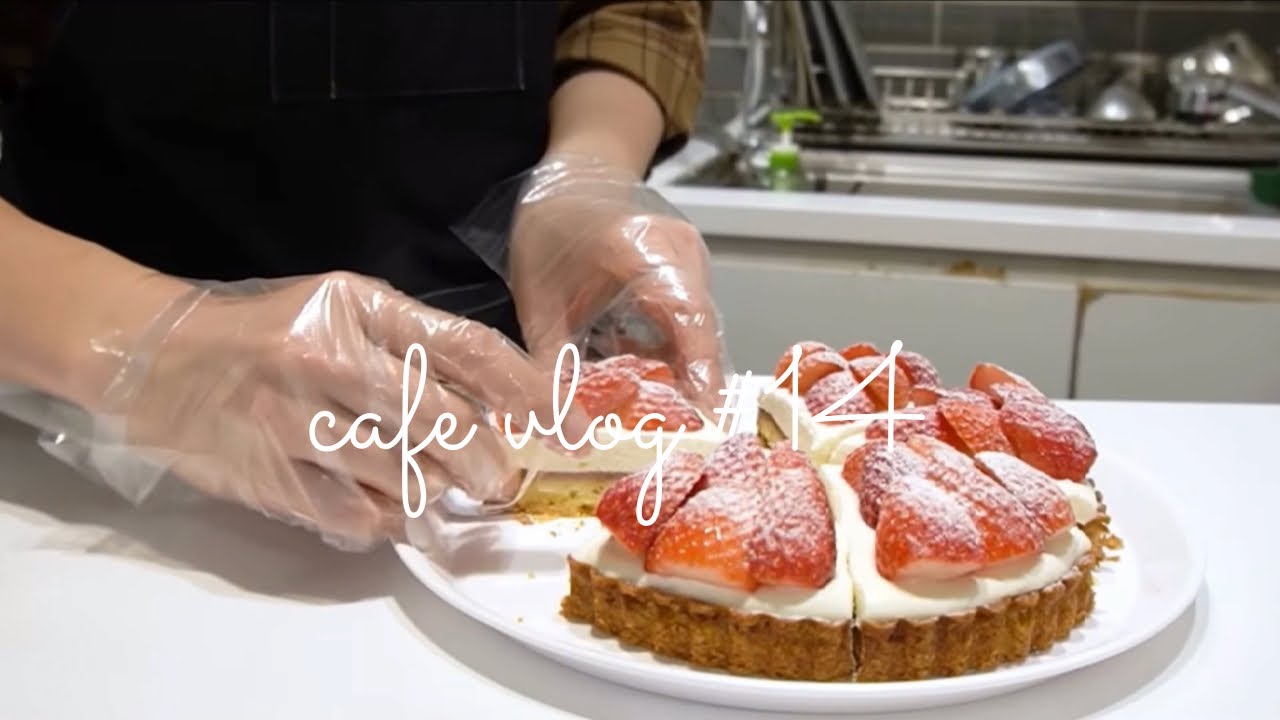 CAFE VLOG #14 | Cafe Slave Jun Dessert Making and Packing Compilation