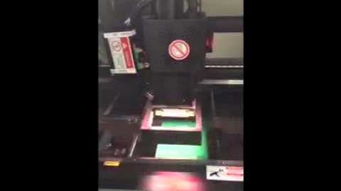 3D SPI inline 3D solder paste inspection solder paste height and thickness,video 2