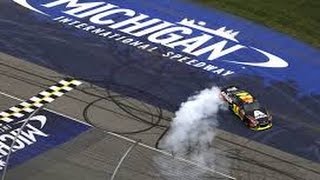 2014 Pure Michigan 400 finish- Jeff Gordon wins!!!