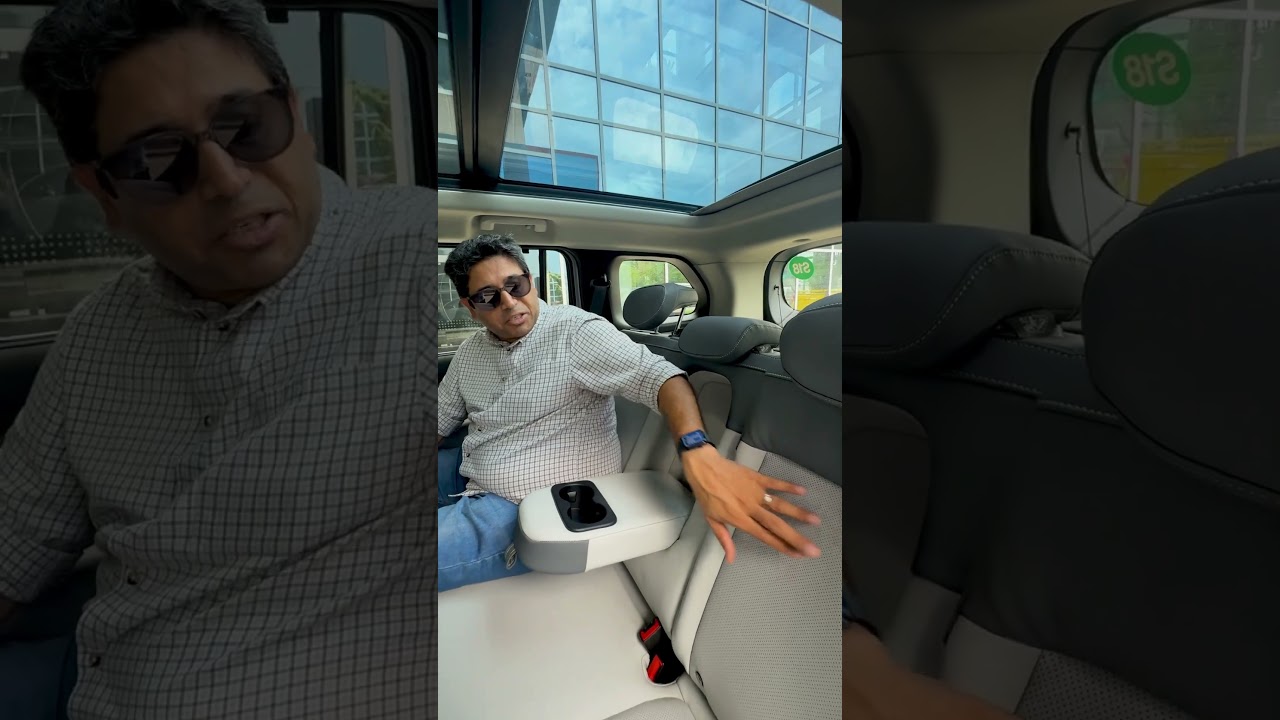 Tata Sierra EV Rear Seat Experience | Space, Comfort & Panoramic Roof