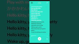 Hello Kitty (sped up )