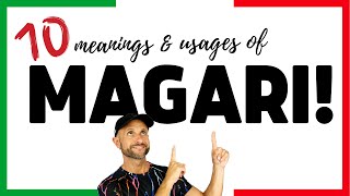 How to Use MAGARI in Italian  Using Italian MAGARI (Meaning of MAGARI Italian)