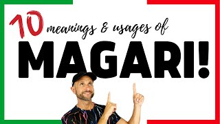 How to Use MAGARI in Italian - Using Italian MAGARI (Meaning of MAGARI Italian)