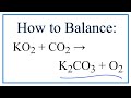 Balancing Chemical Equations Steps