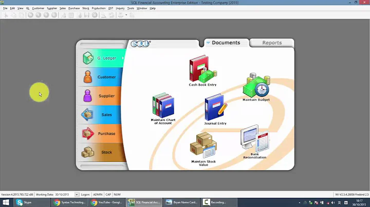 SQL ACCOUNTING SYSTEM GST 042 GL MAINTAIN BUDGET