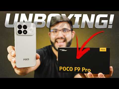IT'S HERE! POCO F9 PRO is SMALL and POWERFUL with INCREDIBLE CAMERAS!