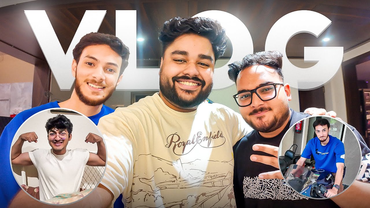3 Bhai Aa Chuke Hai S8UL Gaming House 😍Goblin Ki Crazy Body - Vlog 48 #s8ul #gameशुरु