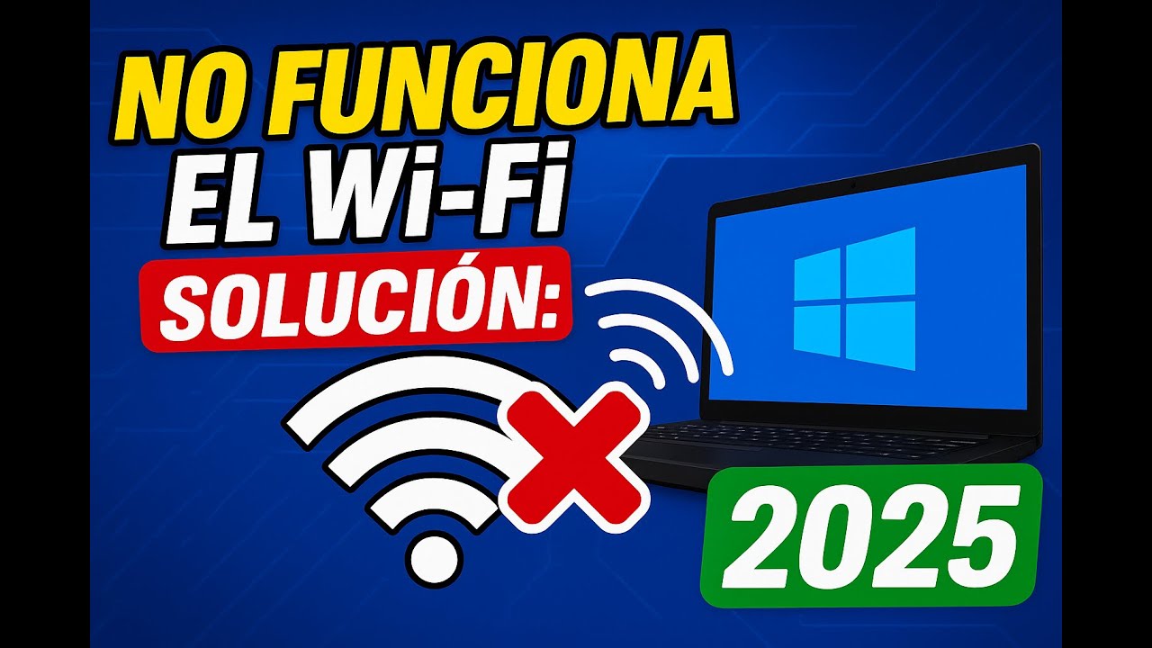 NO FUNCIONA el WiFi en Windows 10/11 (2025) 🚫💻 | SOLUCIÓN DEFINITIVA Paso a Paso