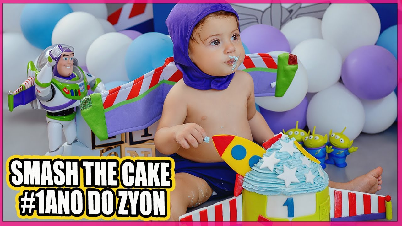 SMASH THE CAKE - 1 ANO DO ZYON * SURTANDO DE FOFURA!  | Kathy Castricini