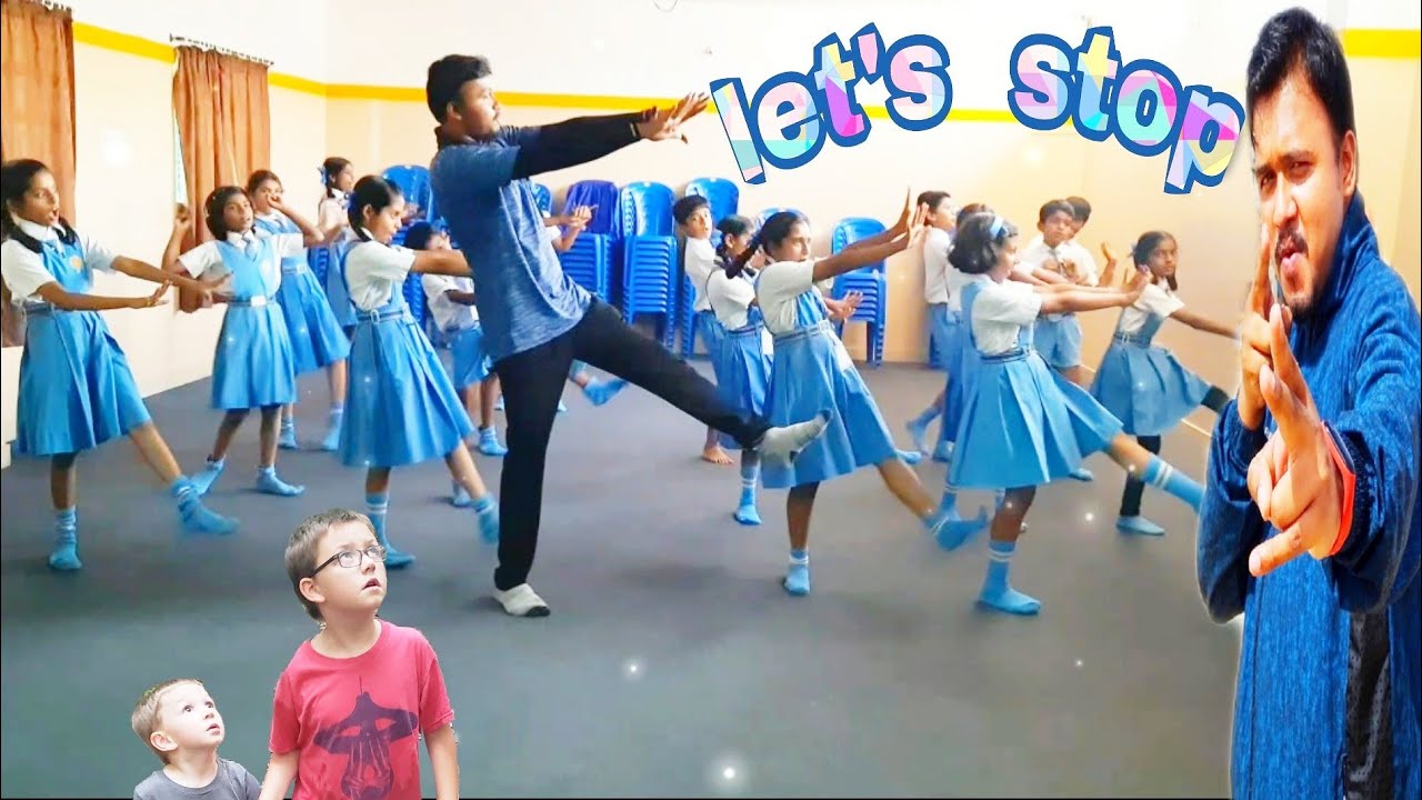 Walking walking song simple dance with kids YouTube