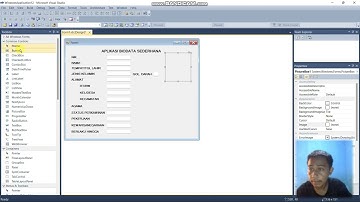 Membuat aplikasi biodata sederhana (KTP) menggunakan visual studio 2010