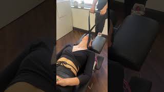 Safe Y Strap Neck Pull Adjustment - Headache & Neck Pain Relief By Best Chiropractor In Los Angeles