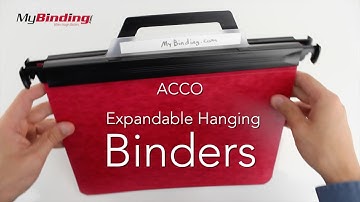Acco Laser Printer Expandable Hanging Binders