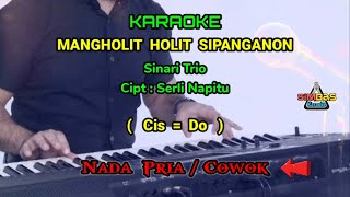 KARAOKE MAKKOLIT HOLIT SIPANGANON Nada Pria / Cowok ( Cis=Do ) | Sinari Trio | Lagu Batak Populer