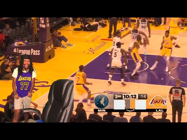 CRASHED FOR NO REASON🤦🏽‍♂️LUKA 50 BALL! Timberwolves vs Lakers NBA Highlights (reaction)