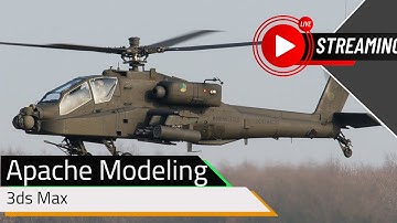 Modeling Helicopter Live - 3ds Max #Unrealengine5  #Live #3dsmax #gamedevelopement