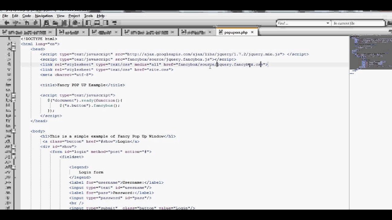 html popup window html popup window