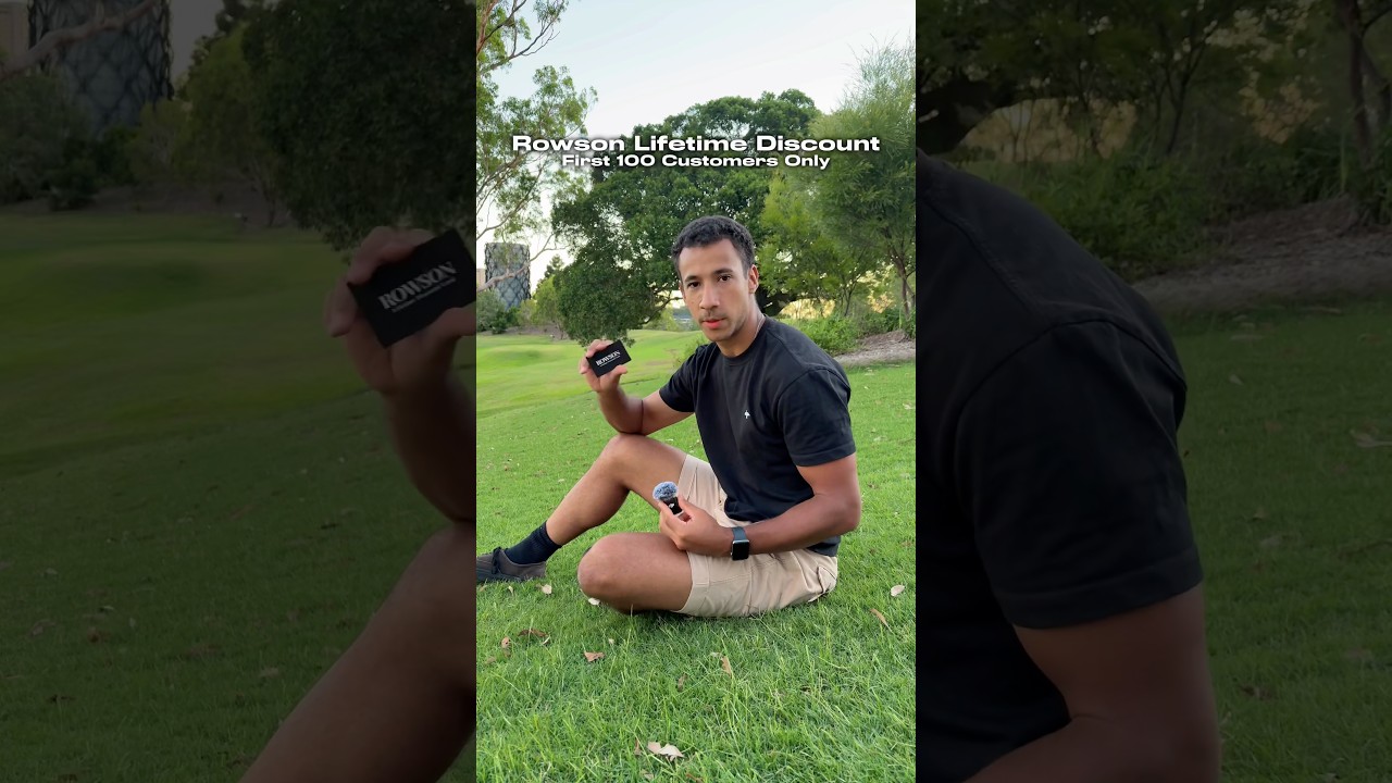 Rowson Lifetime Discount Card 🤩  